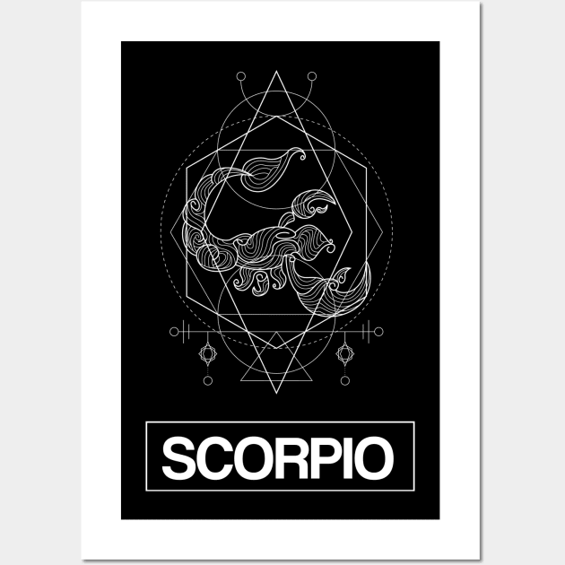 Scorpio Constellation Wall Art by FungibleDesign